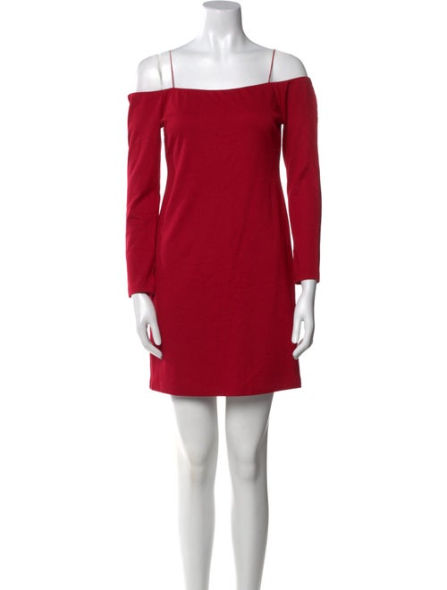 Alice + Olivia Square Neckline Mini Dress