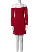 Alice + Olivia Square Neckline Mini Dress
