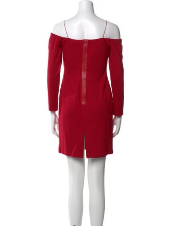 Alice + Olivia Square Neckline Mini Dress