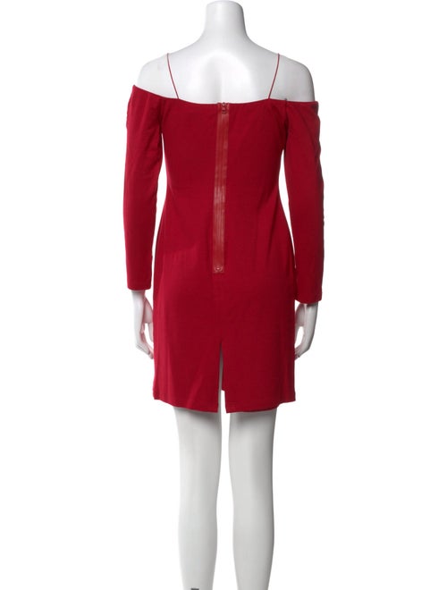 Alice + Olivia Square Neckline Mini Dress