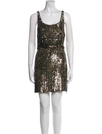 Alice + Olivia Silk Mini Dress