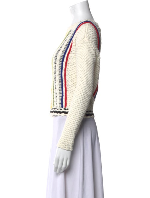 Alice + Olivia Printed Bateau Neckline Sweater