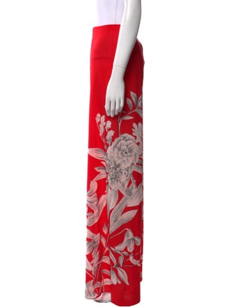 Alice + Olivia Floral Print Wide Leg Pants