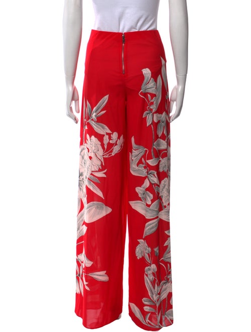 Alice + Olivia Floral Print Wide Leg Pants