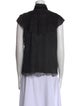 Alice + Olivia Nylon Mock Neck Blouse