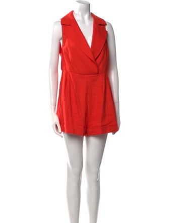 Alice + Olivia V-Neck Romper