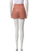 Alice + Olivia Lamb Leather Mini Shorts
