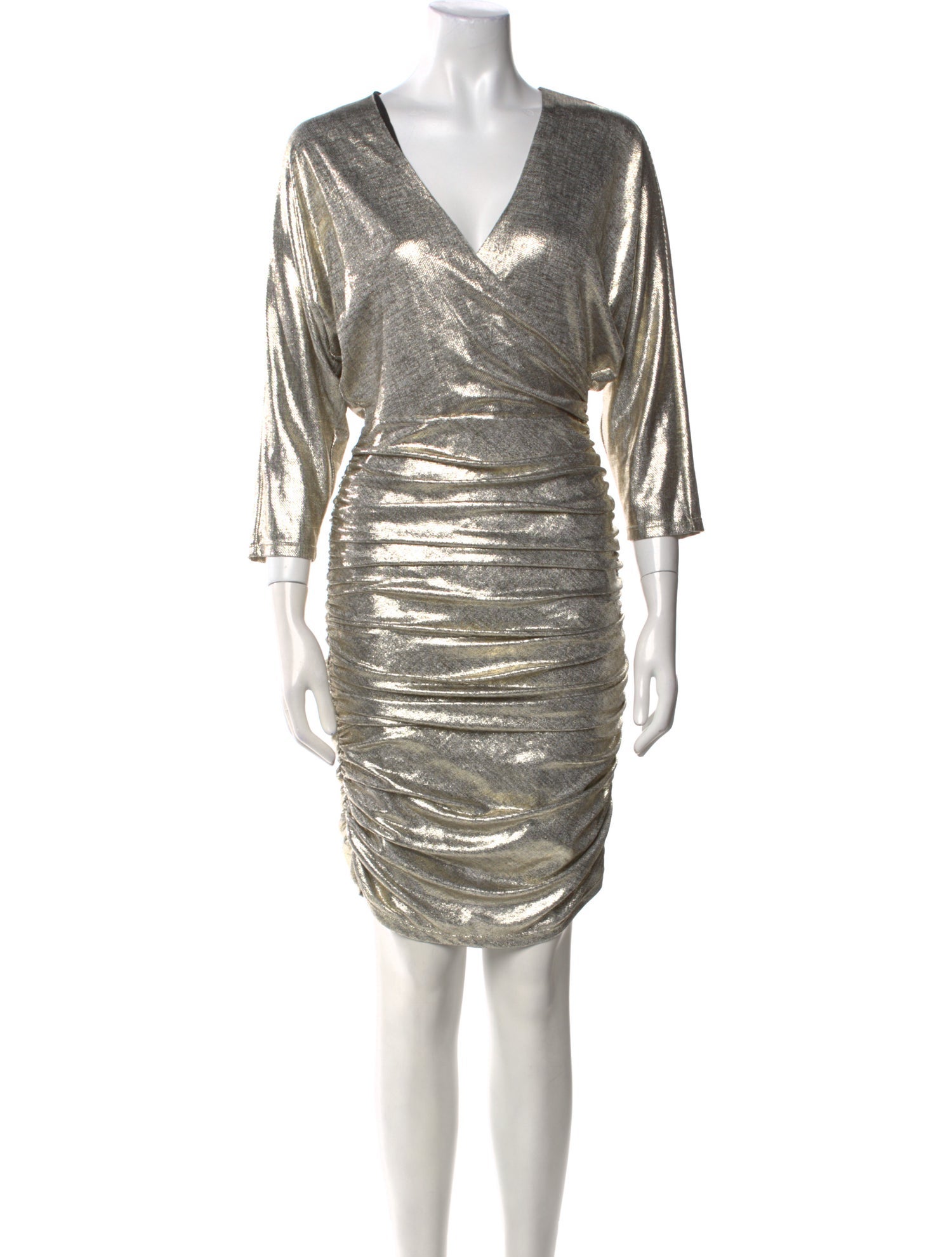 Alice + Olivia V-Neck Knee-Length Dress w/ Tags