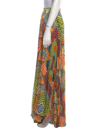 Alice + Olivia Printed Midi Length Skirt