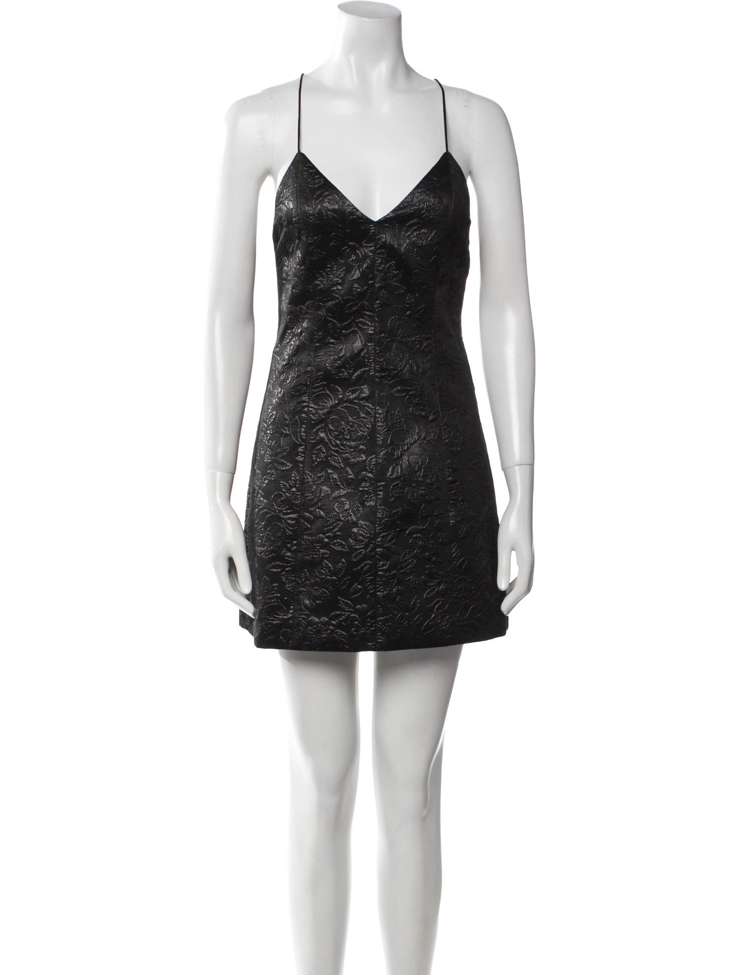 Alice + Olivia V-Neck Mini Dress