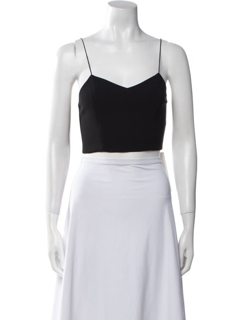 Alice + Olivia Square Neckline Sleeveless Crop Top