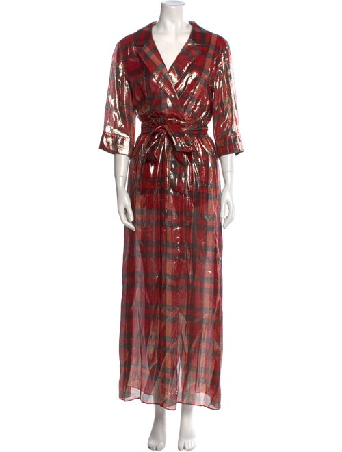 Alice + Olivia Silk Long Dress