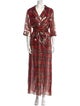 Alice + Olivia Silk Long Dress