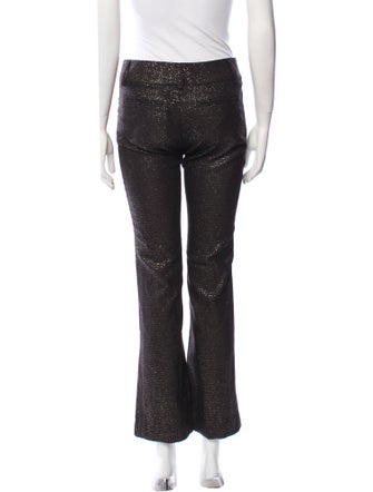 Alice + Olivia Virgin Wool Straight Leg Pants