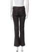 Alice + Olivia Virgin Wool Straight Leg Pants