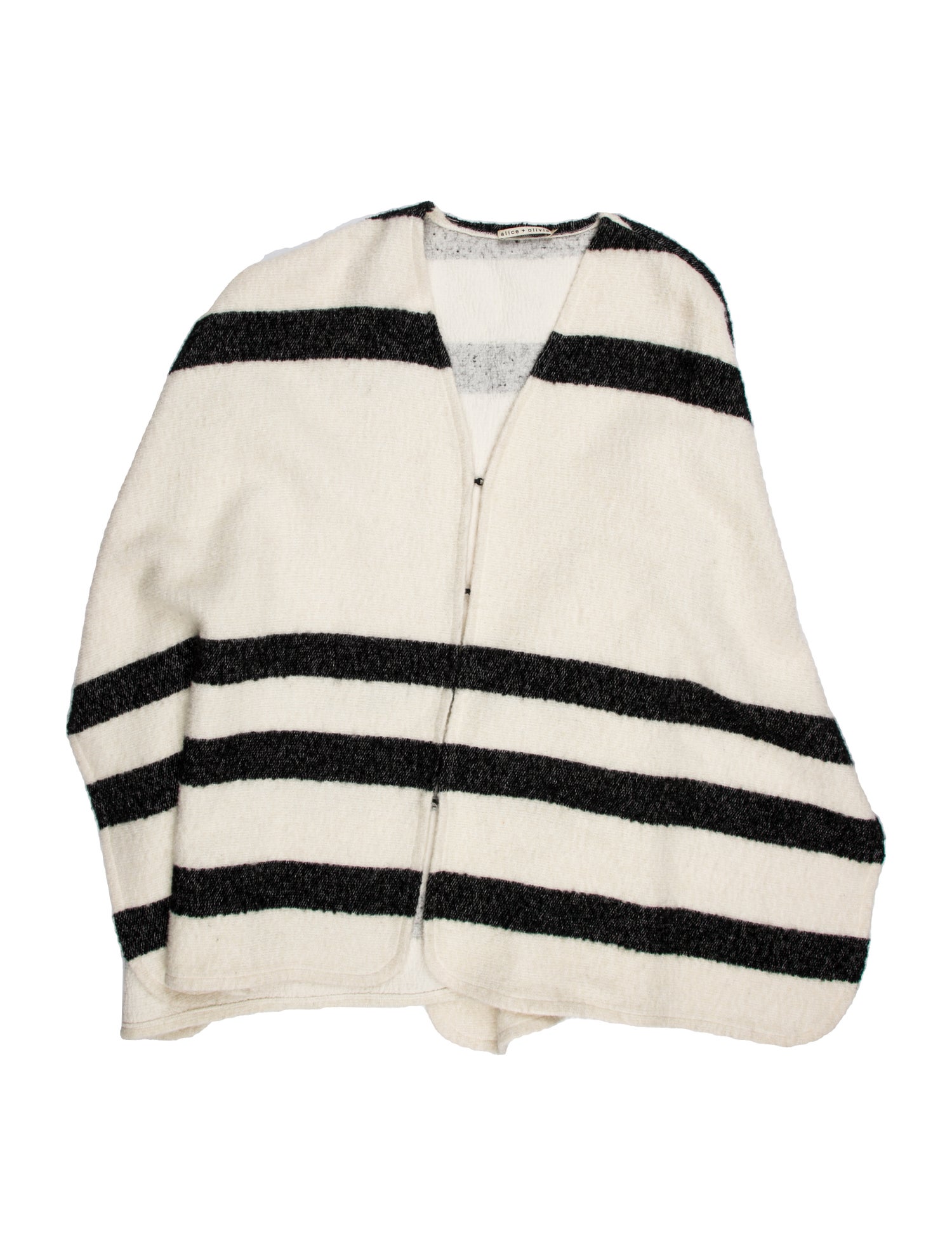 Alice + Olivia Wool Striped Shawl
