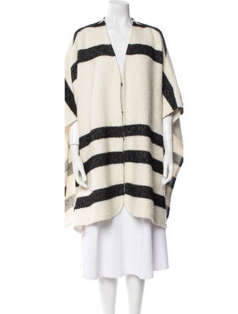 Alice + Olivia Wool Striped Shawl
