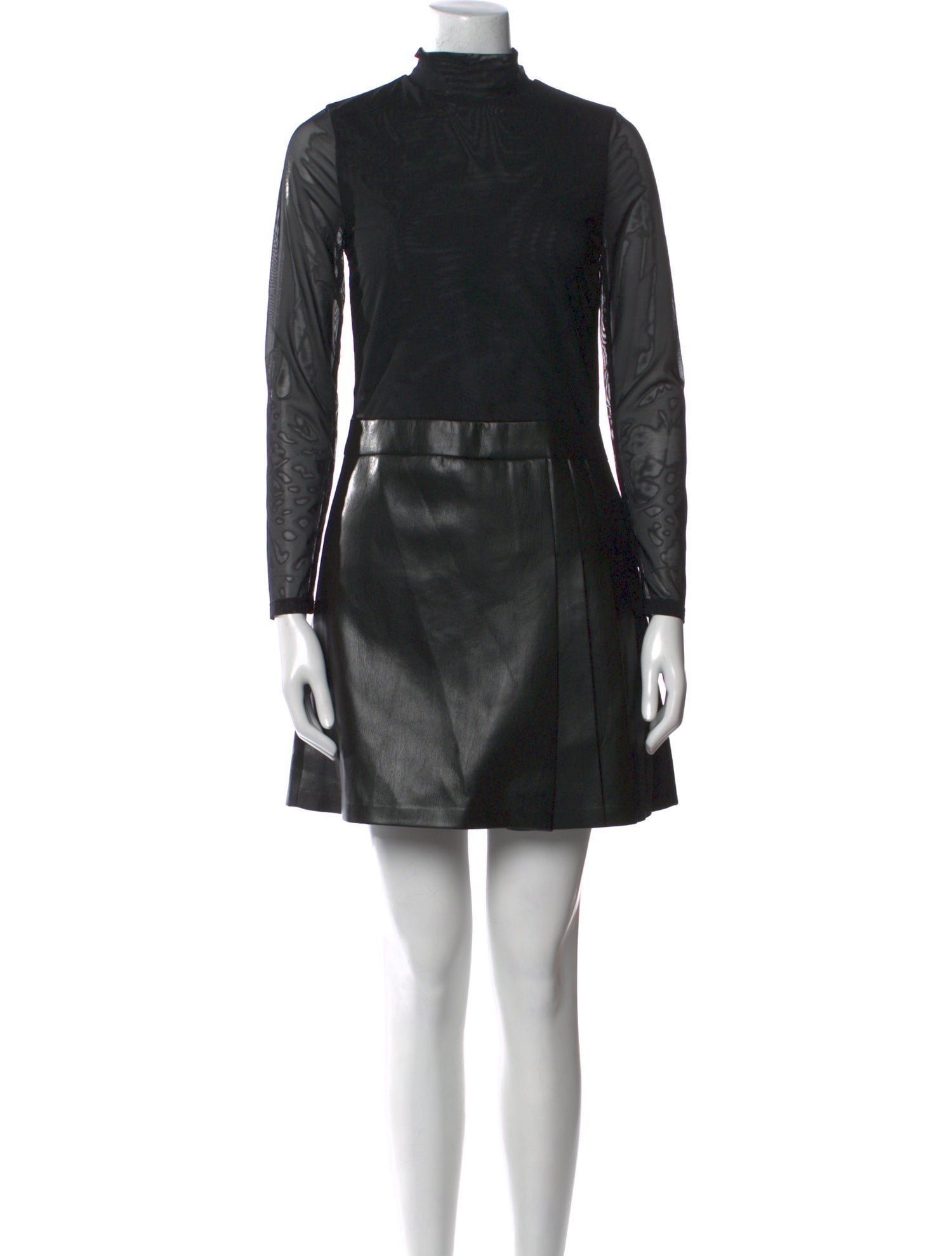 Alice + Olivia Mock Neck Mini Dress w/ Tags