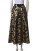 Alice + Olivia Floral Print Midi Length Skirt