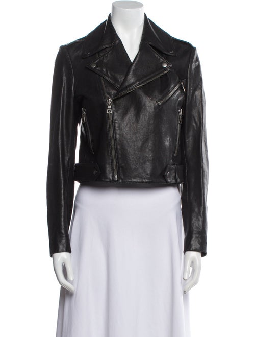 Alice + Olivia Leather Biker Jacket