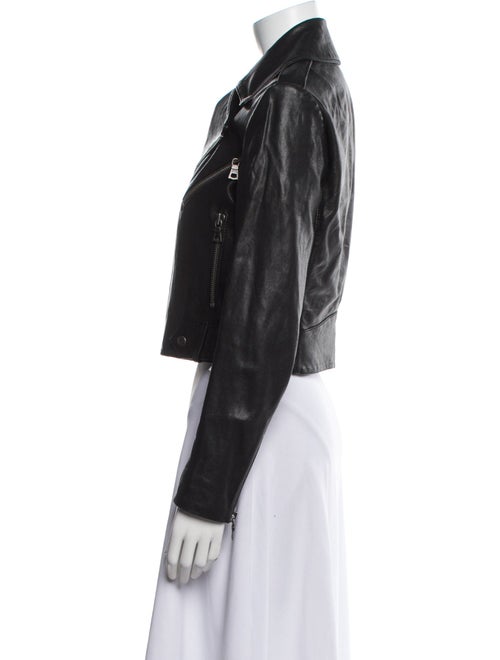Alice + Olivia Leather Biker Jacket