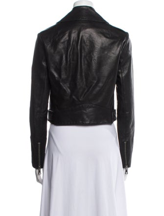 Alice + Olivia Leather Biker Jacket