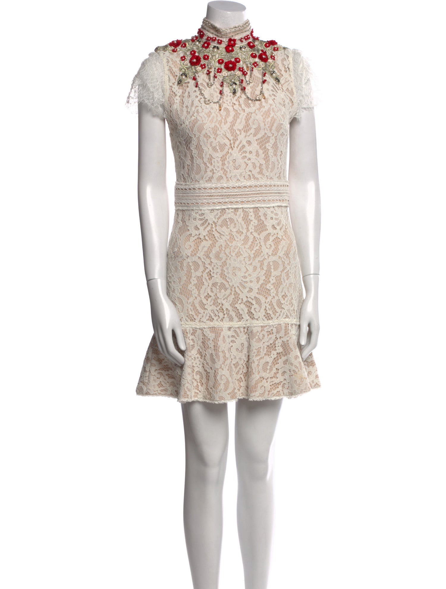 Alice + Olivia Nylon Mini Dress