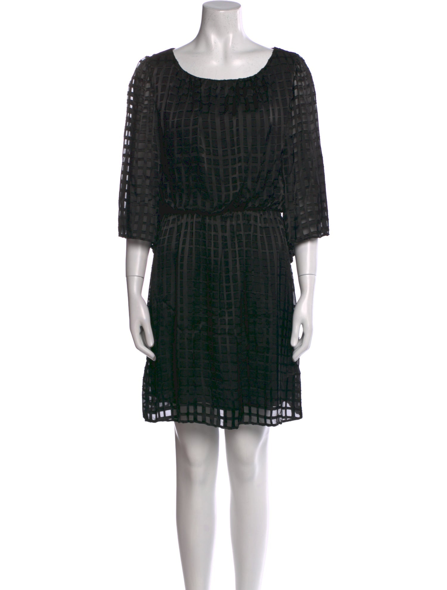 Alice + Olivia Scoop Neck Mini Dress