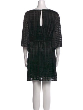 Alice + Olivia Scoop Neck Mini Dress