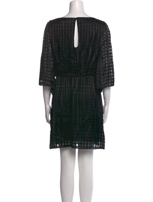 Alice + Olivia Scoop Neck Mini Dress