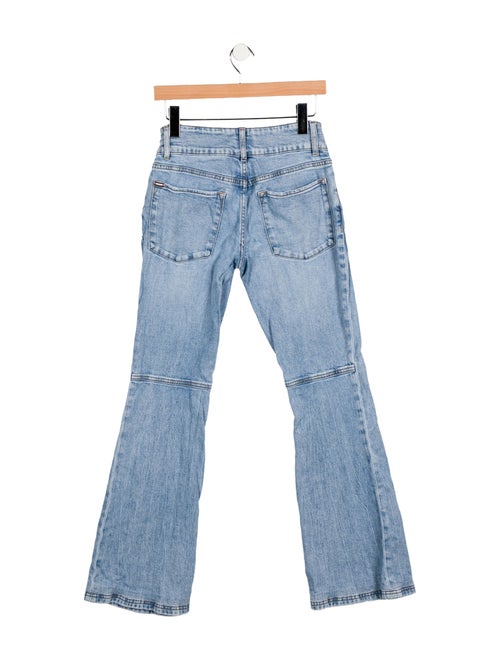 Alice + Olivia Mid-Rise Wide Leg Jeans