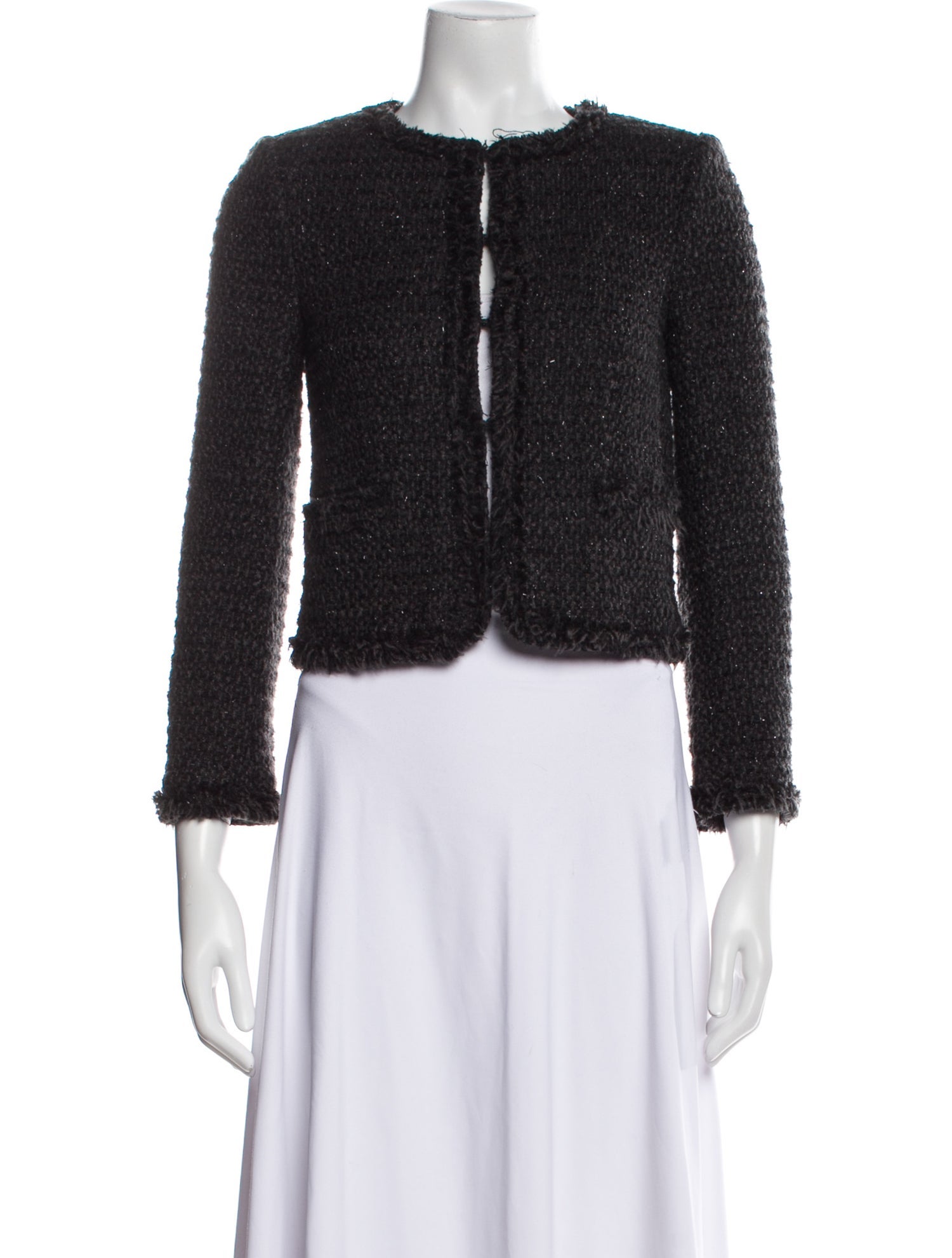 Alice + Olivia Tweed Pattern Evening Jacket