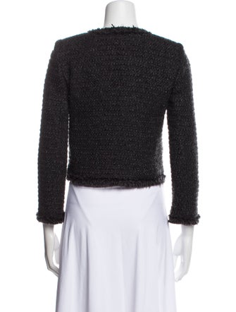 Alice + Olivia Tweed Pattern Evening Jacket