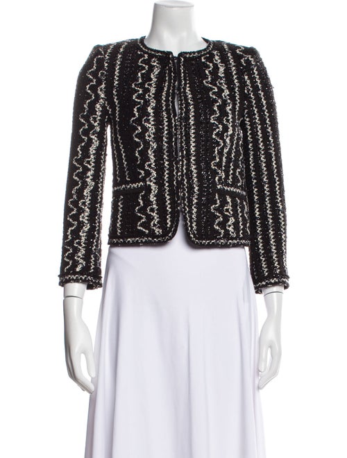 Alice + Olivia Tweed Pattern Evening Jacket