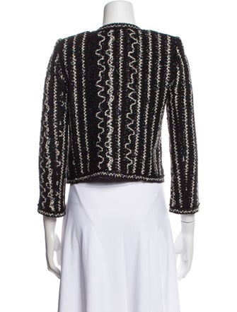 Alice + Olivia Tweed Pattern Evening Jacket