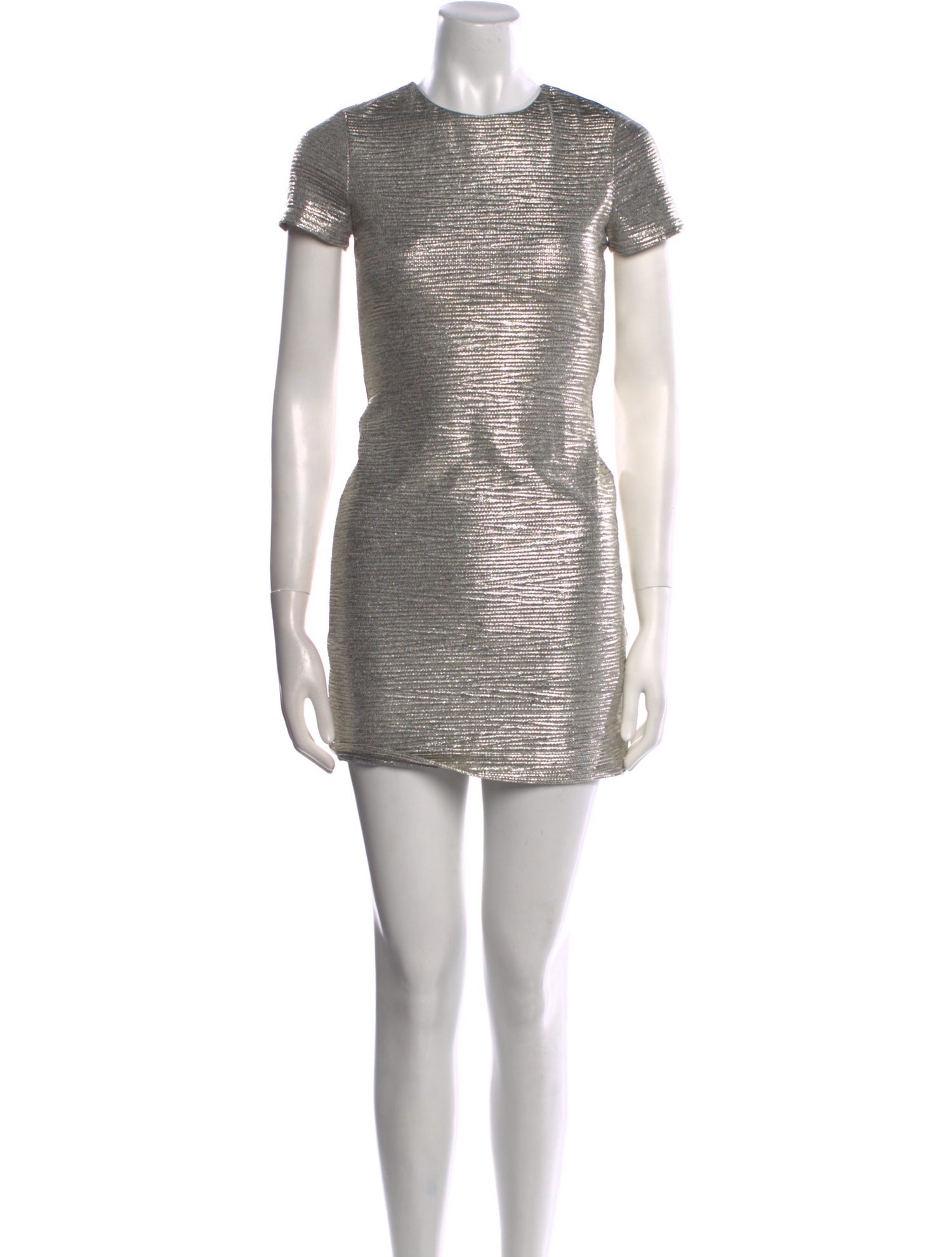 Alice + Olivia Crew Neck Mini Dress