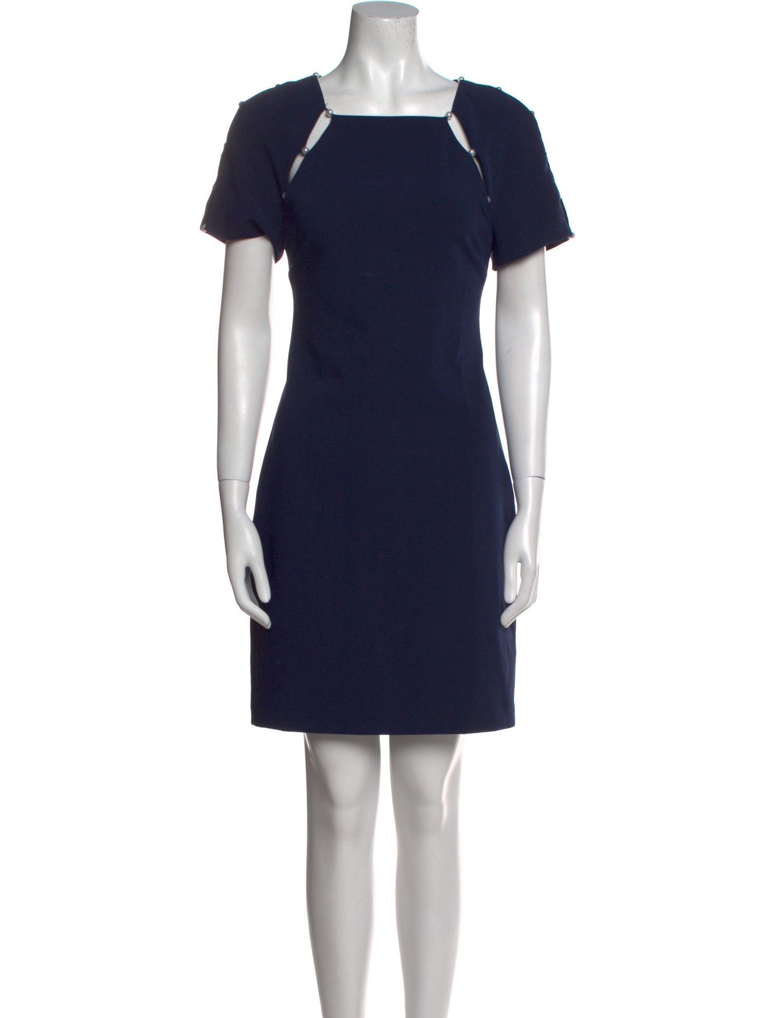 Alice + Olivia Square Neckline Mini Dress