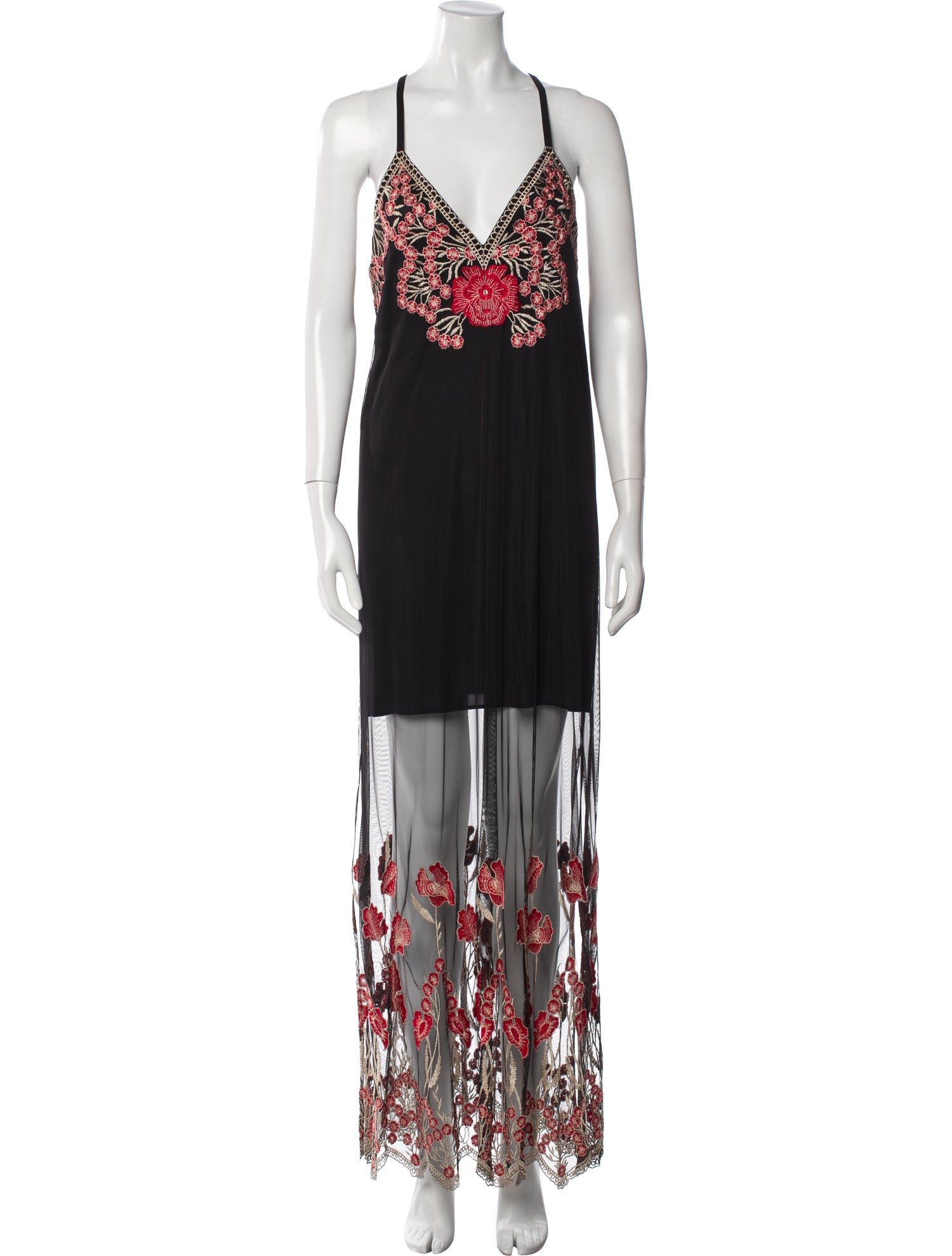 Alice + Olivia Printed Long Dress w/ Tags