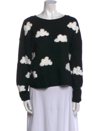 Alice + Olivia Wool Printed Sweater
