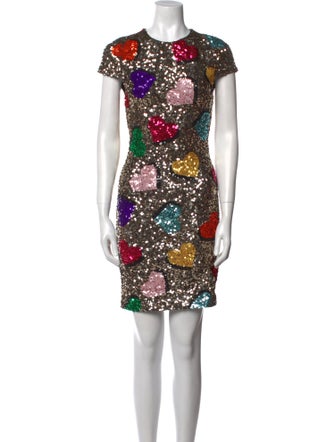 Alice + Olivia Printed Mini Dress