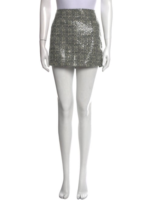 Alice + Olivia Sequin Embellishments Mini Skirt