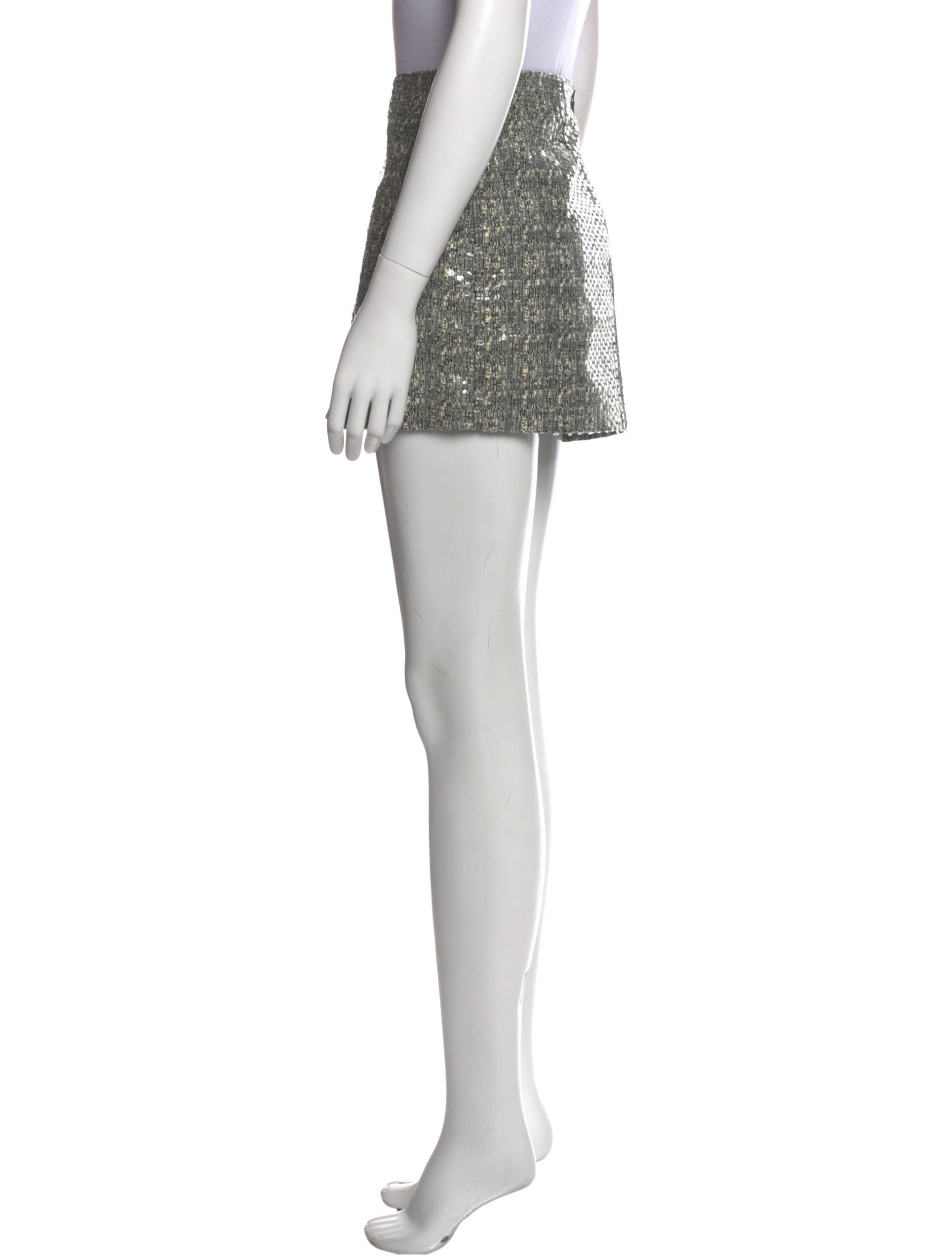Alice + Olivia Sequin Embellishments Mini Skirt