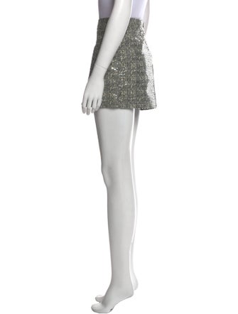 Alice + Olivia Sequin Embellishments Mini Skirt