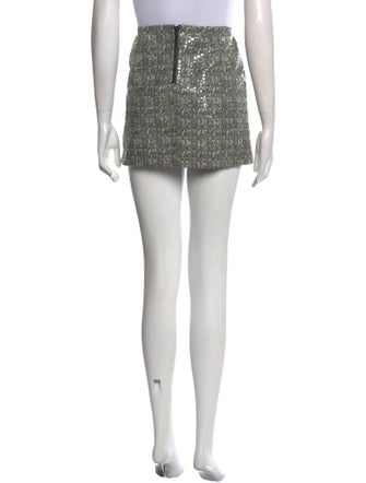 Alice + Olivia Sequin Embellishments Mini Skirt
