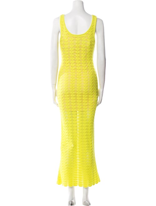 Alice + Olivia Scoop Neck Long Dress