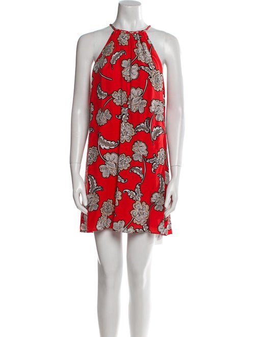 Alice + Olivia Floral Print Mini Dress