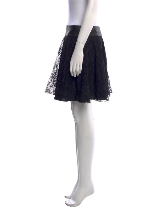 Alice + Olivia Lace Pattern Mini Skirt