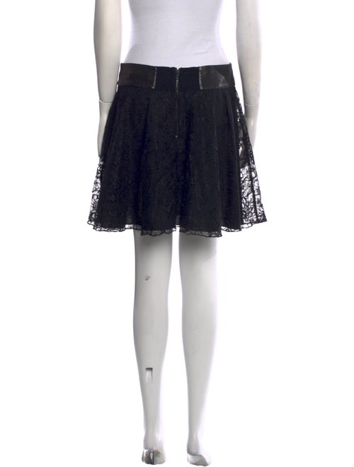 Alice + Olivia Lace Pattern Mini Skirt