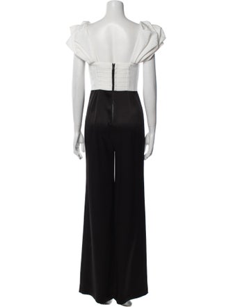 Alice + Olivia Crew Neck Jumpsuit