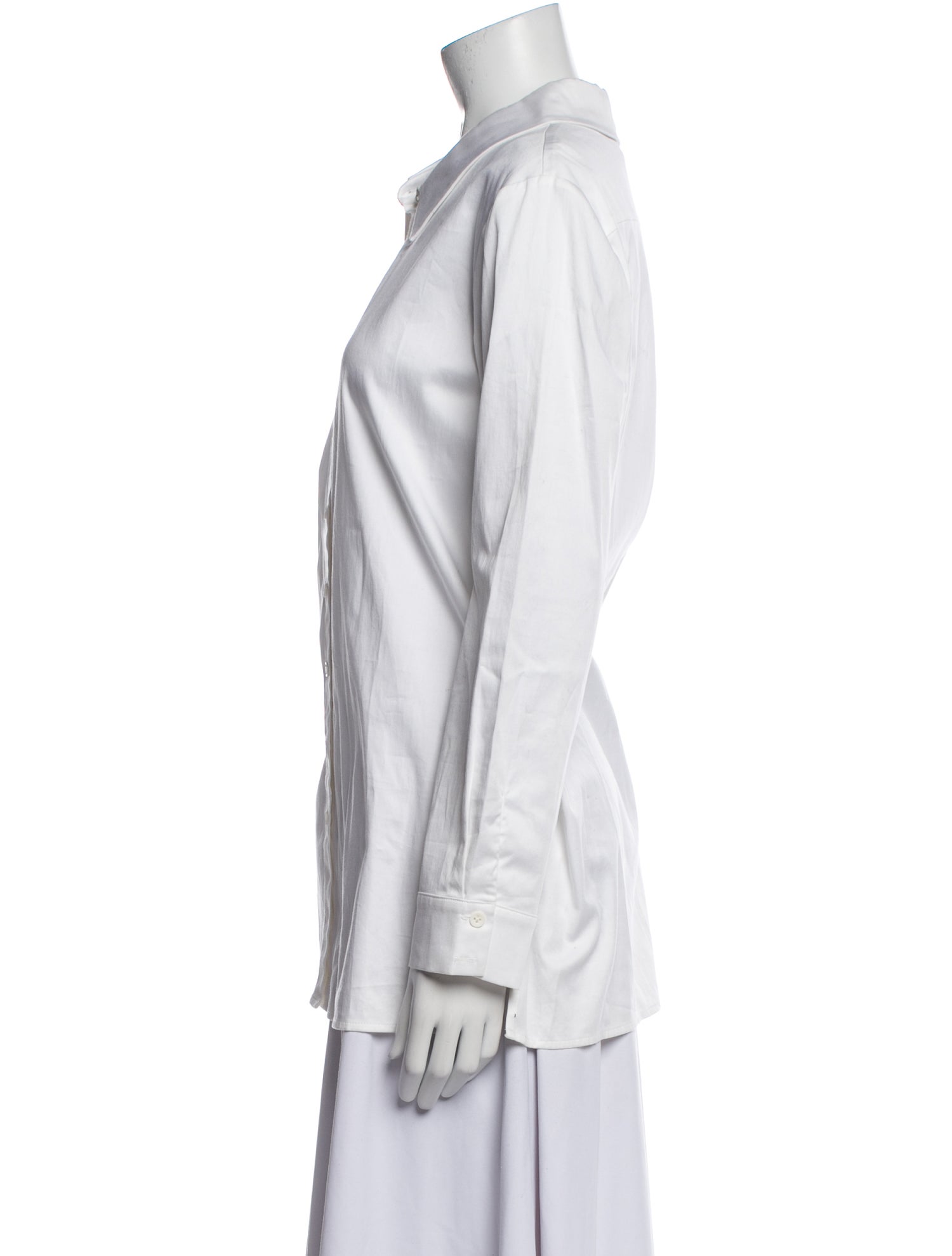 Alice + Olivia Long Sleeve Button-Up Top